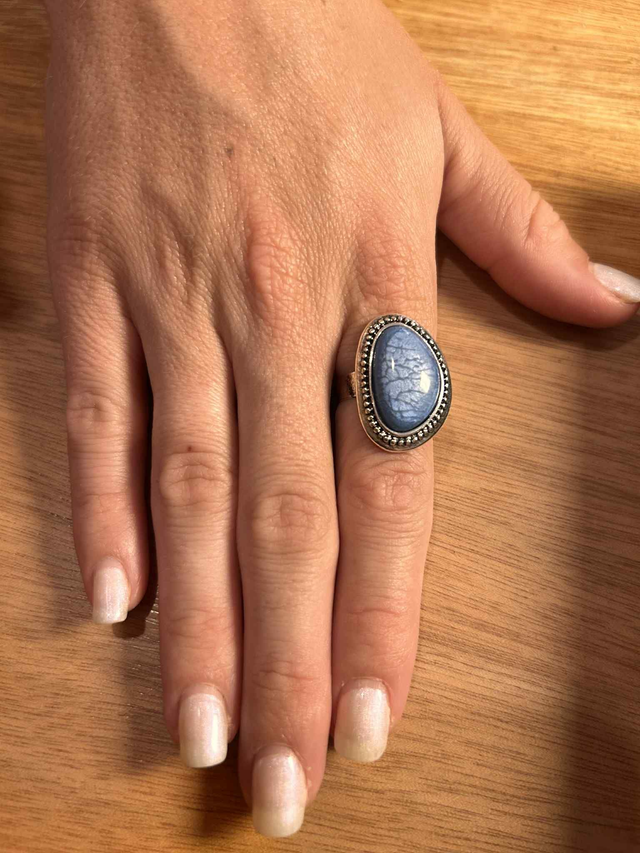 Ocean blue ring