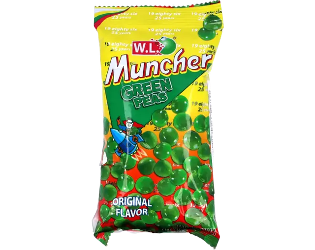 Muncher Green Peas 10x70g