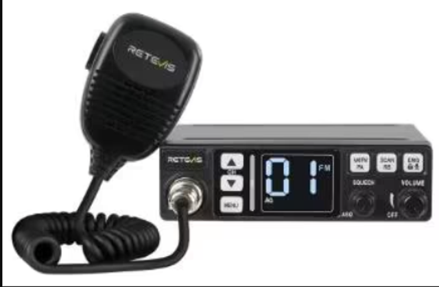 Retevis MB63 CB 27MC Radiostation met AM / FM - Nieuw