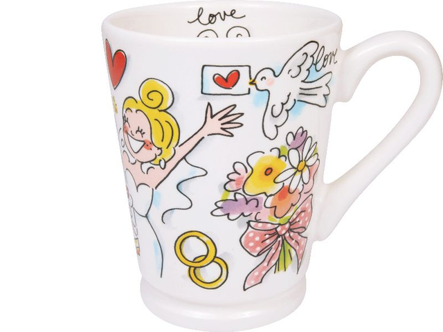 Blond Amsterdam XL Beker Wedding I DO