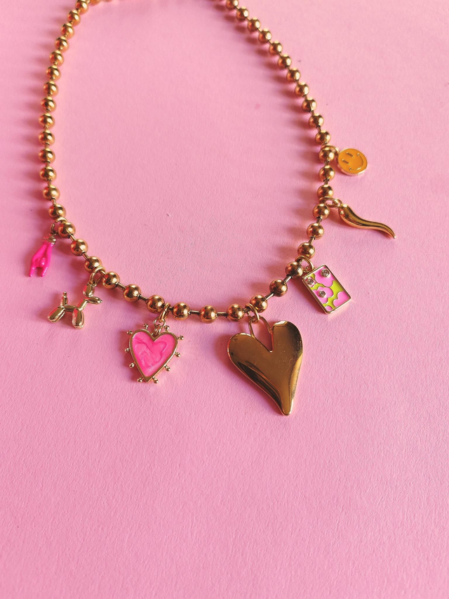 Collier boule à charms