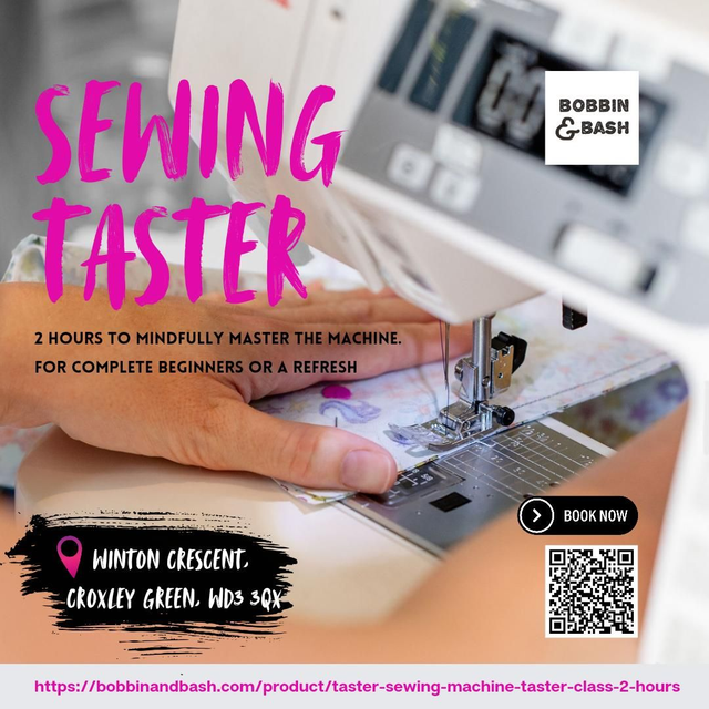 TASTER Sewing machine taster class (2 hours)