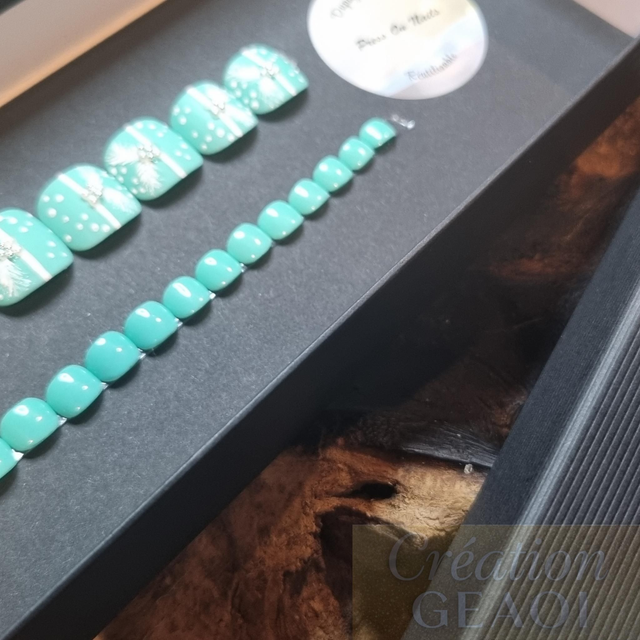 Mix Pearl Green little pieds