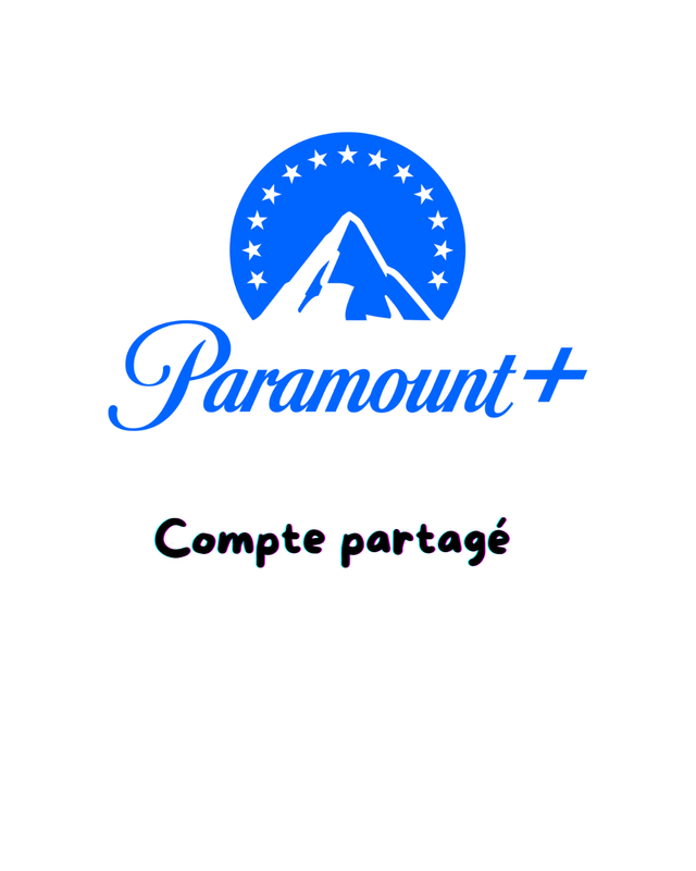 Paramount+🎬  ~ Accès à un compte partagé