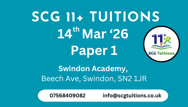 14th Mar 2026 - GL Format - Swindon - Paper 1A and 1B