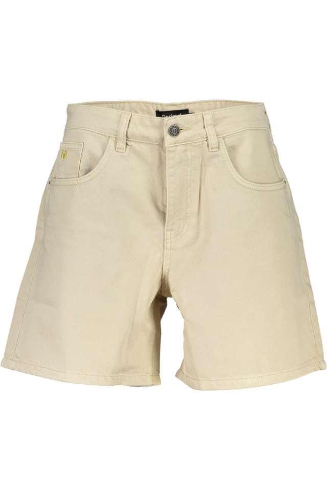 DESIGUAL JEANS SHORT DONNA BEIGE