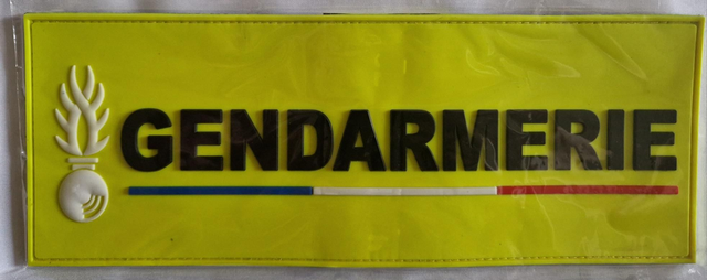 Flaps Gendarmerie fluo 2 modèles