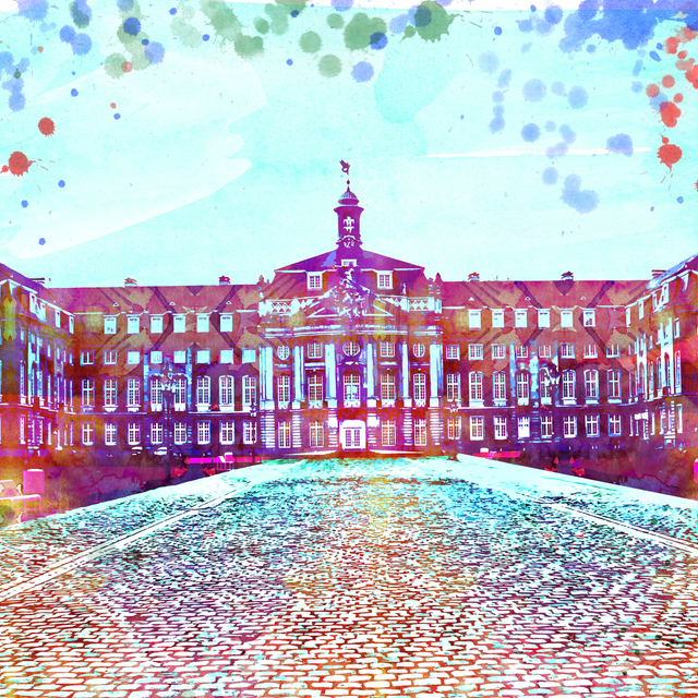 Schlossplatz, illustriert