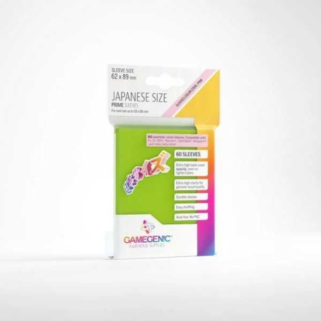 Gamegenic Prime Japanese Sized Sleeves Green