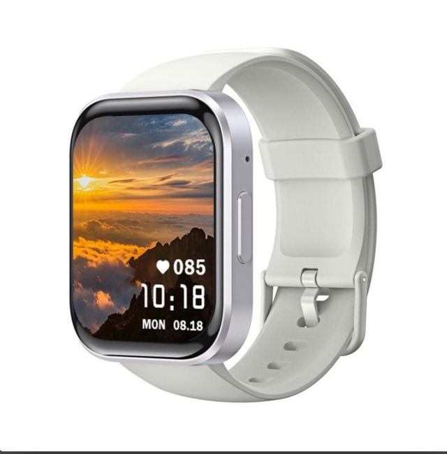 Oukitel BT103 (Montre Connectée - 1.91'' - Réponds aux appels) Argent


