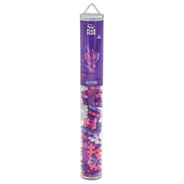 Plus-Plus Glitter Mix Tube 100Pc