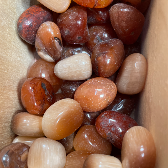 Carnelian Agate, a variety of Chalcedony