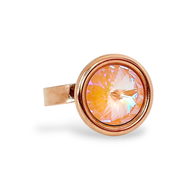 Ring RIVOLI ROLL Peach Fuzz Roségold