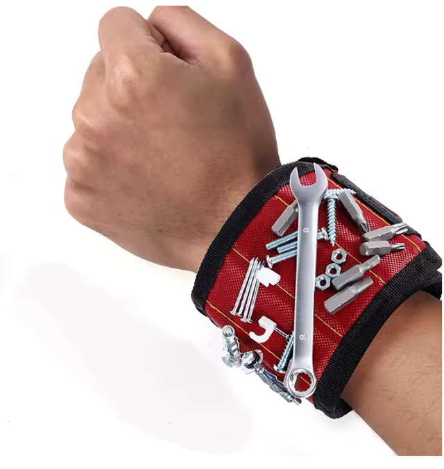 0001 - Magnetische polsband - rood/zwart