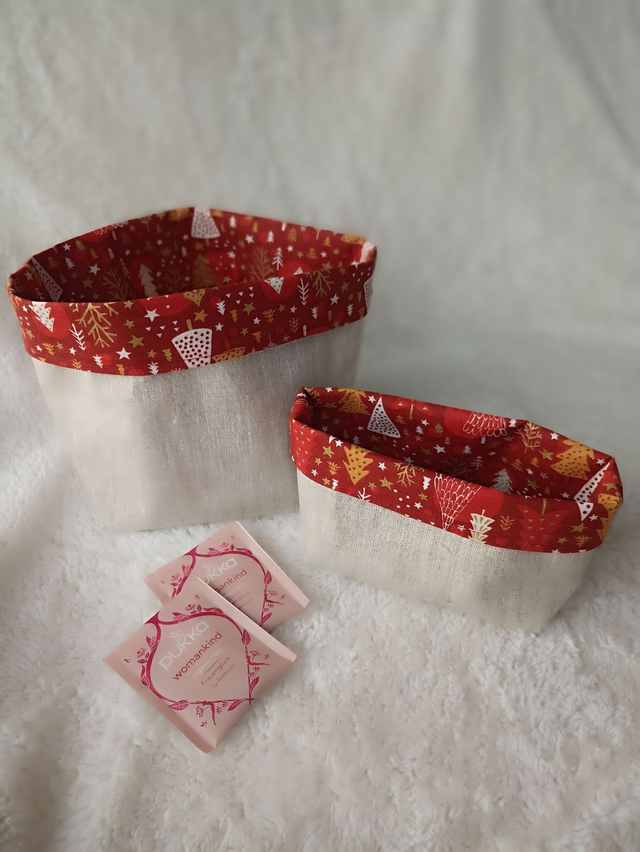 Ensemble de deux paniers - Christmas