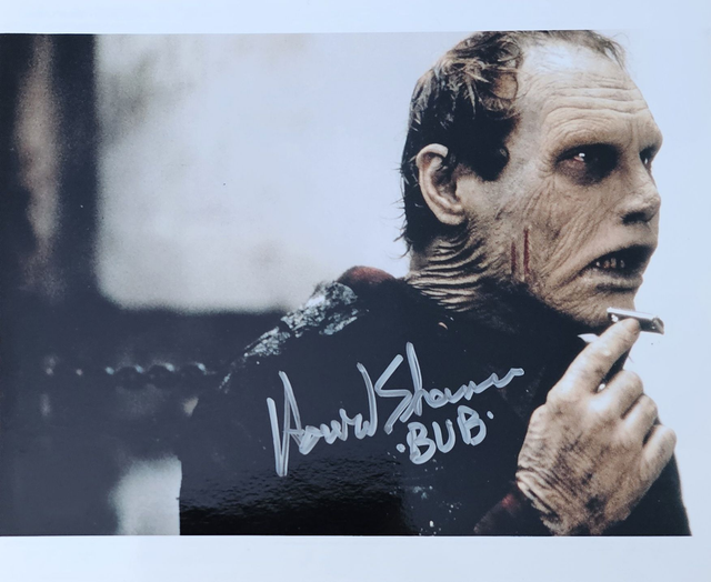 Howard Sherman Autograph (as Bub from Day of the Dead)