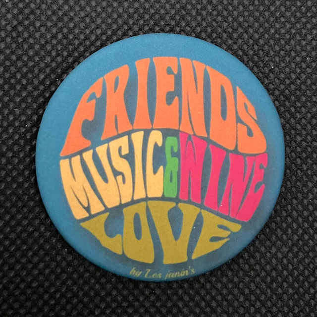 Badge Friends Music &amp;wine Love