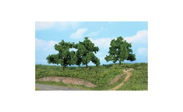 3 arbres fruitiers 13cm héki 1934