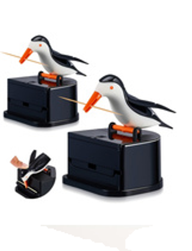 Distributeur de cure dents Pingouin