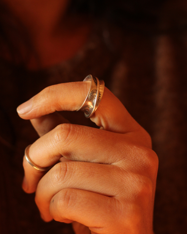 Bague sensorielle Soleïa Argent