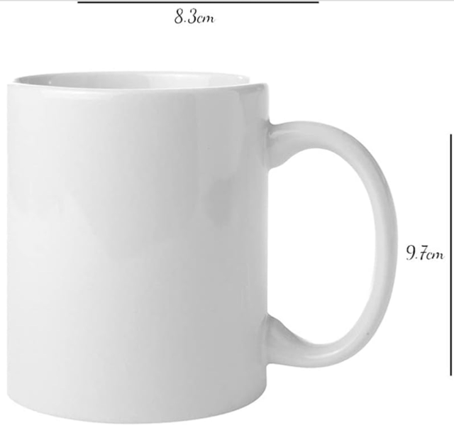 Custom Personalized 11oz Mug – Your Photo &amp; Text on a High-Quality Ceramic Cup
