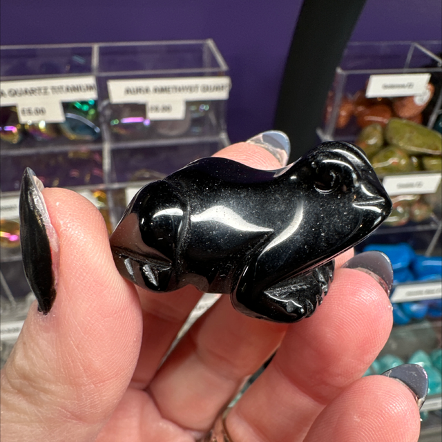 Black Obsidian Frog 