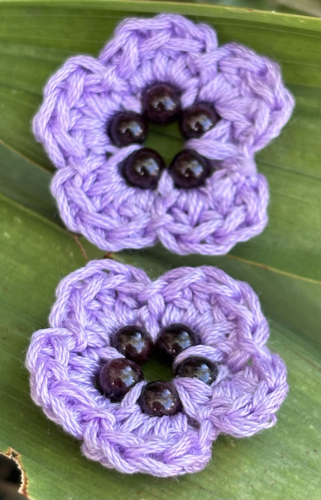 Boucles d'oreilles - Fleurs et Pierres