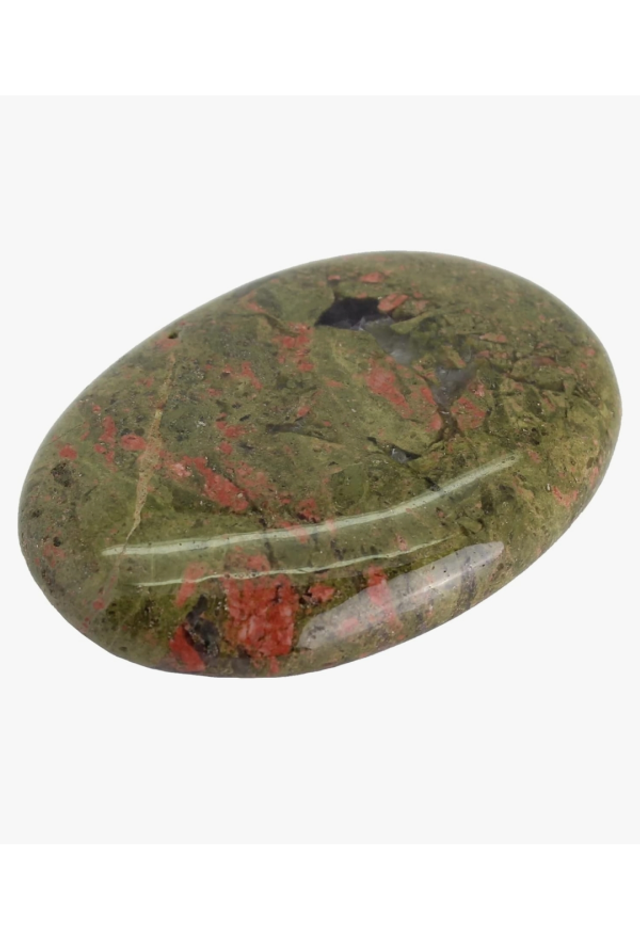 Daumenstein gross Unakite