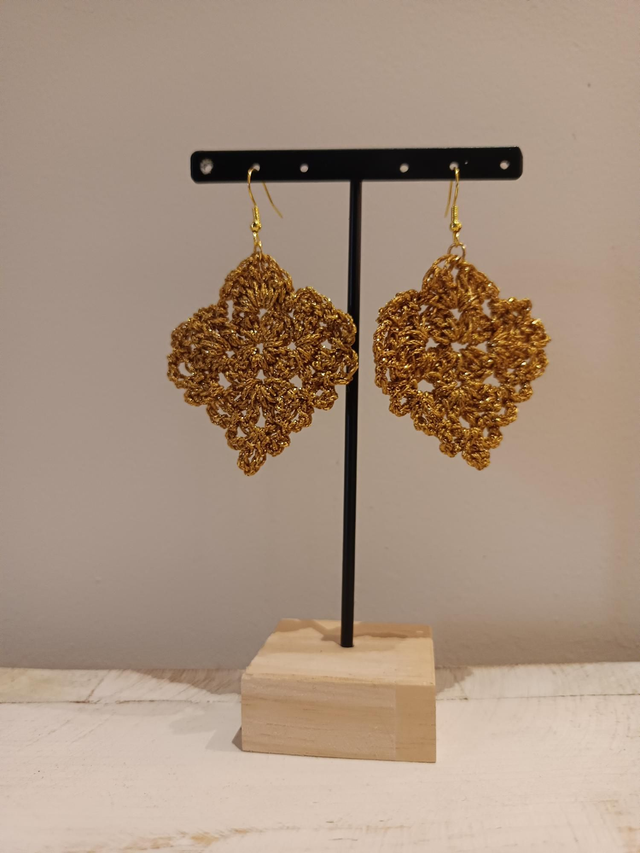 Boucles d'oreilles dentelle 