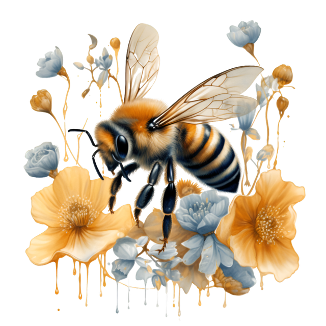 Bee design card and envelope