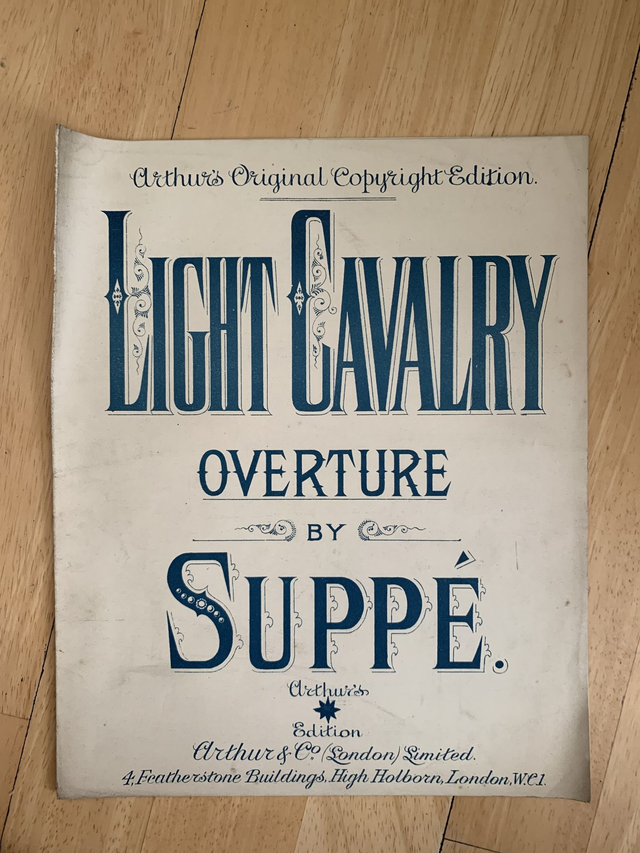 Light Cavalry Overture by Suppe Sheet Music