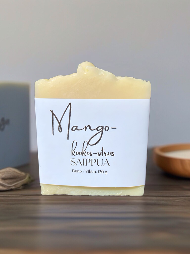 Mango-kookos-sitrussaippua