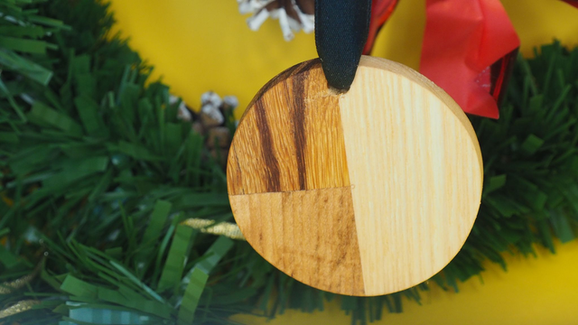 Boule de Noël Patchwork