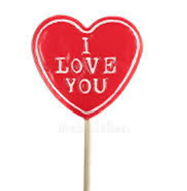 I Love You Heart Lollipop