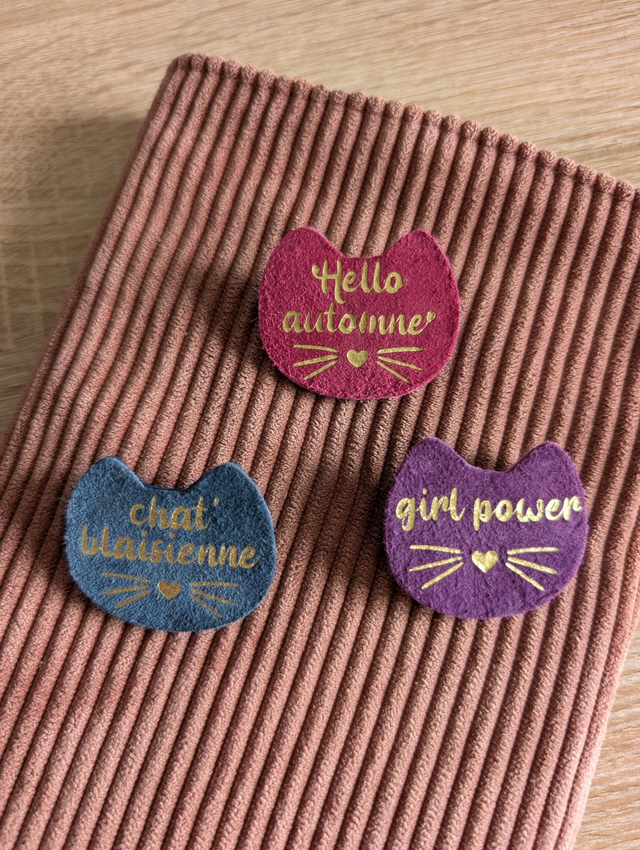 Broche Girl Power