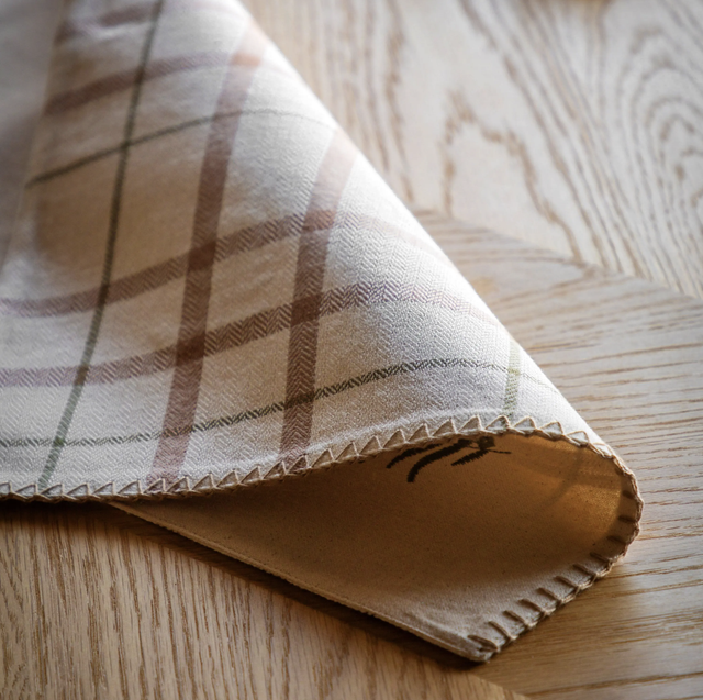 Woodland Check Table Runner