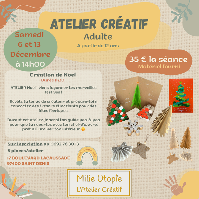 Atelier Créatif de Noel