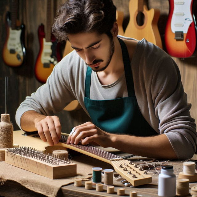 TROCAS DE TRASTES GUITARRA  NÍQUEL