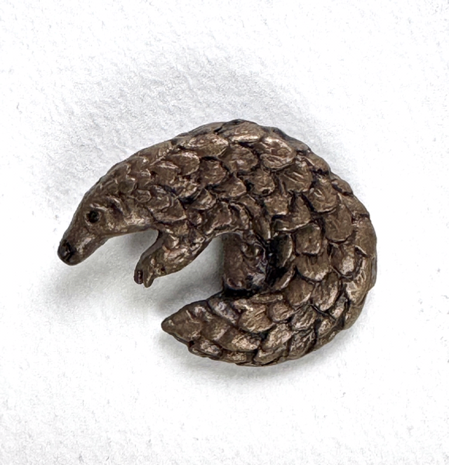 Pangolin Brooch