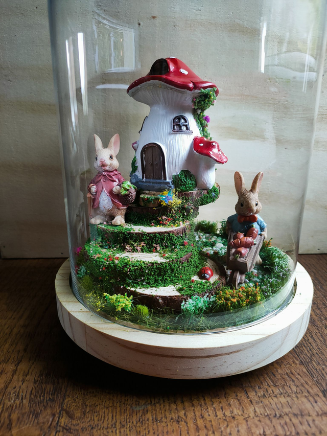 La maison champignon du doux sentier