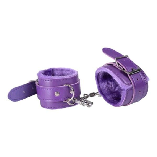 Esposas Ecocuero Ajustables Púrpura