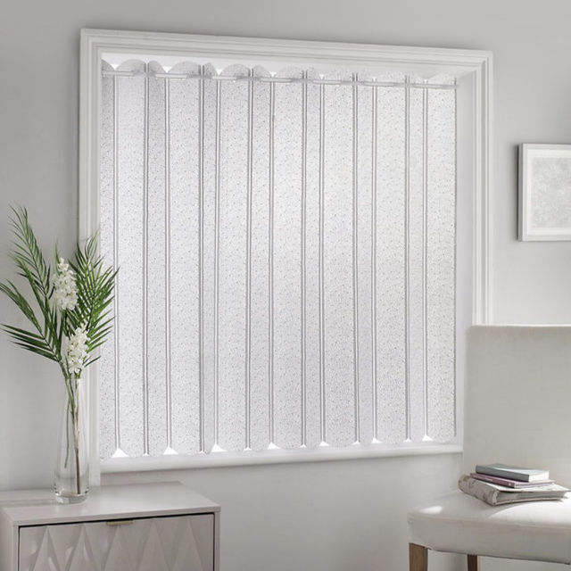 Parma Plain Louvre Lace Blind 72" Wide (183cm) Rod Pocket Pleated Lace Panel