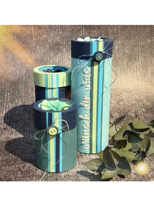 Stanze "Runde Box / variable Höhe / ø 6 cm" (448) Hersteller: Farbton-Design GmbH