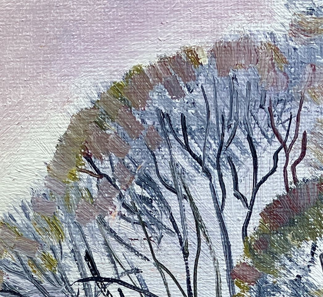 Approaching Goodmanham Wold Farm, East Yorkshire.