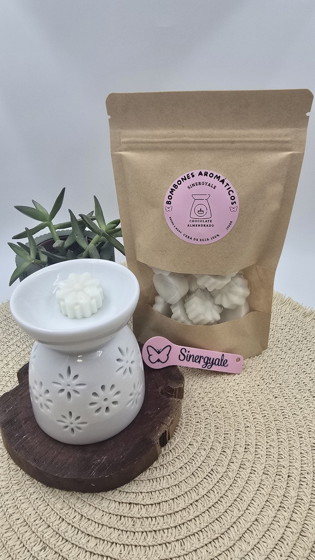 Bombones aromáticos - Chocolate almendrado