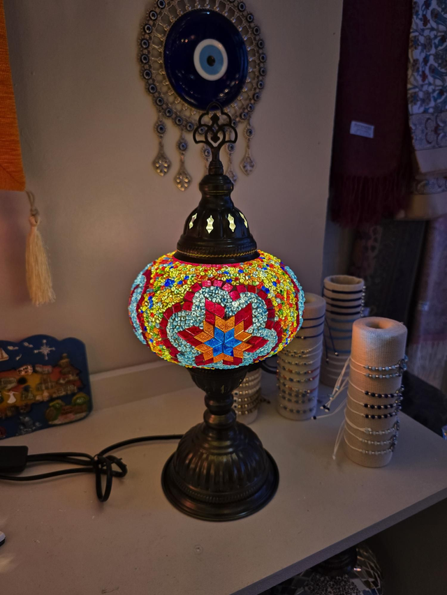 Large Mosaic Table Lamp