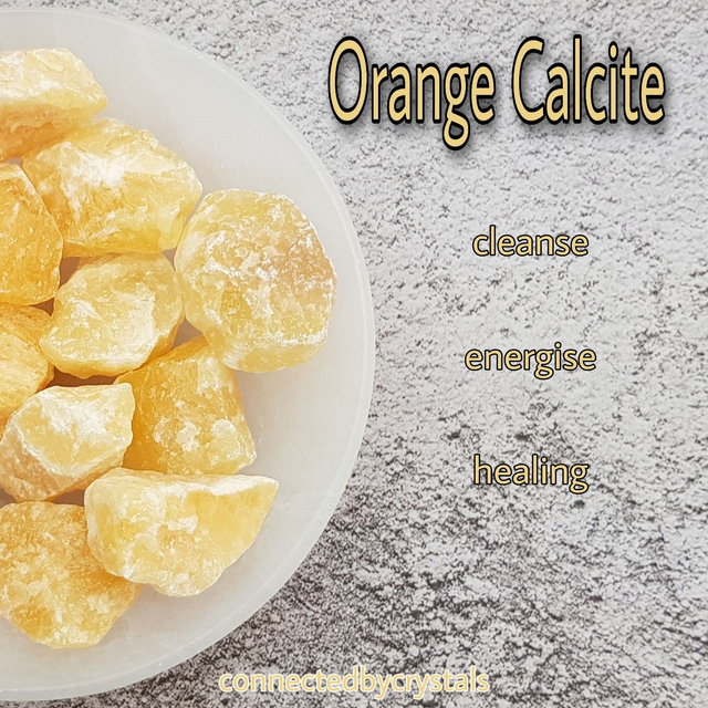 Orange Calcite Tumblestone 