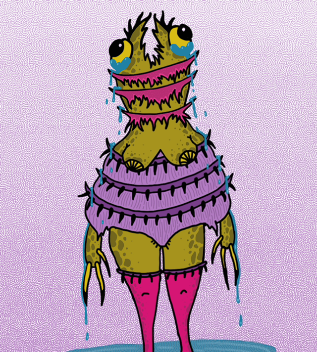 Print A4 Se noyer dans ses larmes 