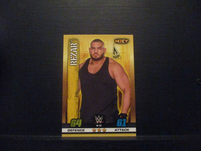 Rezar - NXT Slam Attax 10th Edition Original Trading Card #215
