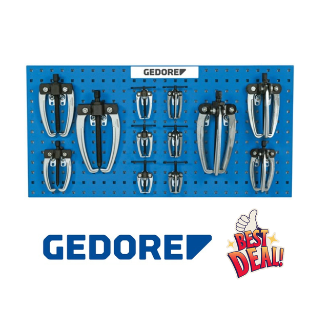  Abzieher-Set auf Lochwand 12-teilig 1.18/1.19